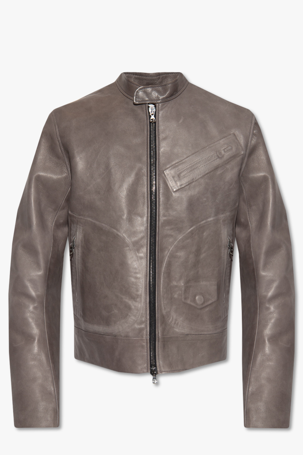 Diesel lamb leather top jacket